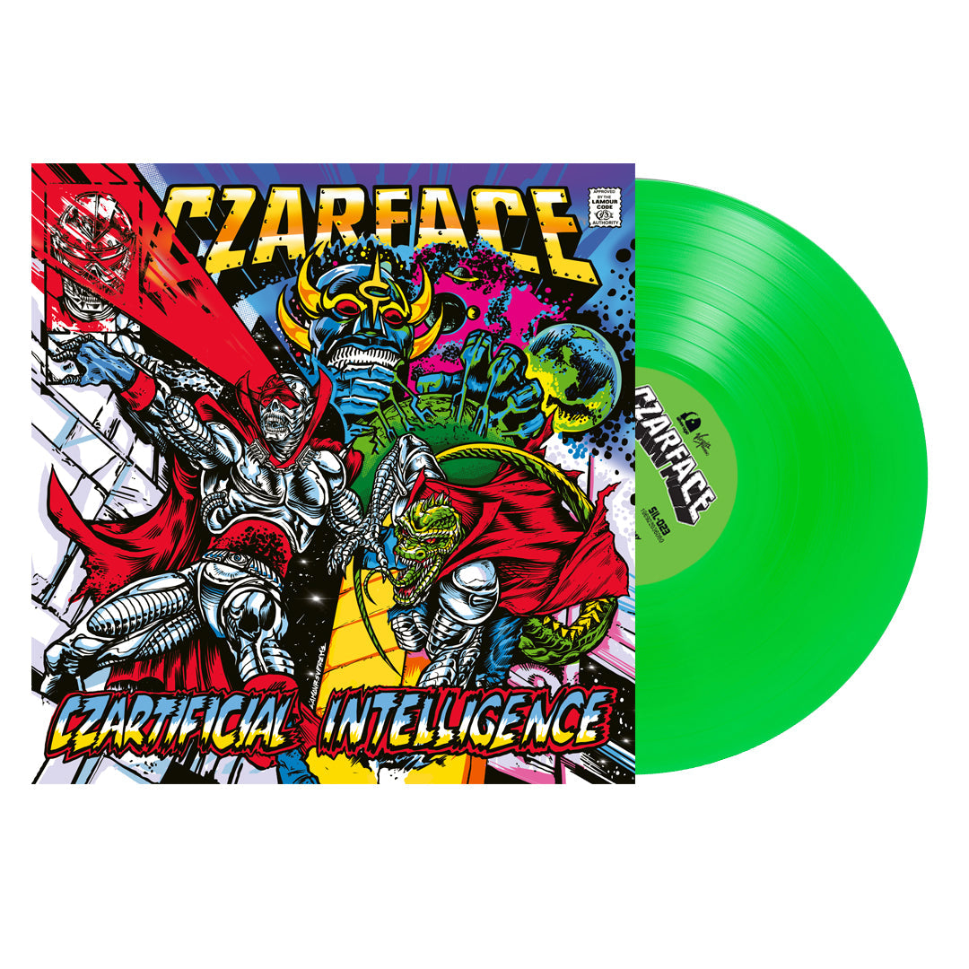CZARTIFICIAL INTELLIGENCE: Crushed T-Shirt - Black + Colour Vinyl LP